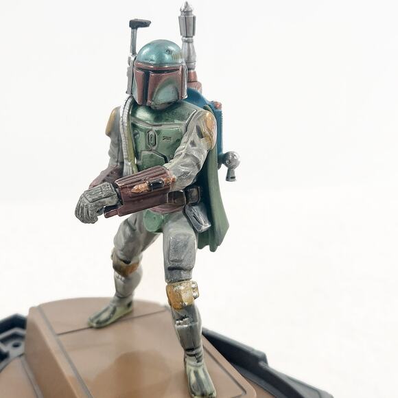 Star Wars Boba Fett Action Figure Figurine Diecast Titanium Series Display Case - Picture 6 of 9
